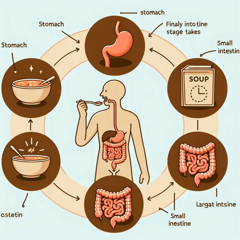 Сколько переваривается суп: Время и факторы, влияющие на процесс пищеварения