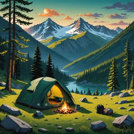 Поход: Как сделать отдых на природе комфортным и тёплым